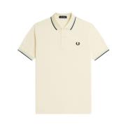 Twin Tipped Shirt - Regular Fit Fred Perry , Beige , Heren