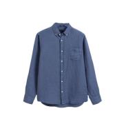 Regular Fit Overhemd Gant , Blue , Heren