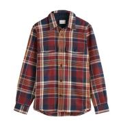 Casual Bordeaux Overshirts Gant , Red , Heren