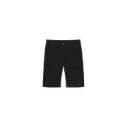 Zijden Cargo Bermuda Shorts Givenchy , Black , Dames