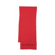 Winter Sjaal Collectie Givenchy , Red , Heren