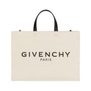 Witte Tote Bag met Signature Print Givenchy , White , Dames