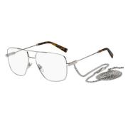 Metalen Frame Bril, Verhoog je Stijl Givenchy , Gray , Heren