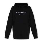 Hoodie met logo Givenchy , Black , Dames