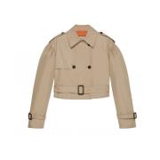 Garbadine trench jas Gucci , Beige , Dames