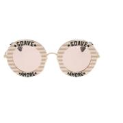 Zonnebril Gucci , Beige , Dames