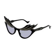 Cat Eye Zonnebril Gucci , Black , Unisex