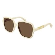 Sunglasses Gucci , White , Dames