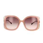 Gucci Gg1021S 003 Zonnebril Gucci , Pink , Dames