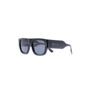 Zwarte Zonnebril met Originele Accessoires Gucci , Black , Heren