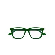 Herenbrillen van acetaat in groen transparant Gucci , Green , Heren