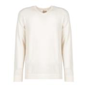 Comfortabele V-Hals Sweatshirt Guess , White , Dames