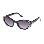 Stijlvolle zonnebril voor modieuze vrouwen Guess , Black , Dames