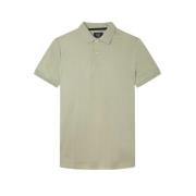 Minimalistische Pima Katoenen Polo Hackett , Green , Heren