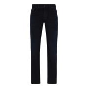 Stijlvolle Jeans voor Heren Hugo Boss , Black , Heren