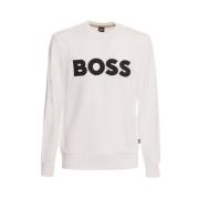 Sweatshirt Hugo Boss , White , Heren