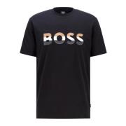 T-shirt Hugo Boss , Black , Heren