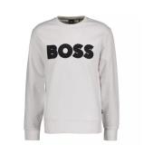 Sweatshirt Hugo Boss , White , Heren