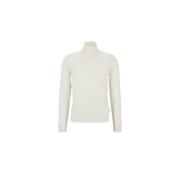 Klassieke Gebreide Coltrui Hugo Boss , White , Heren