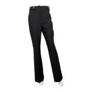 Dames Broek met Regular Fit en Uitlopende Pijpen Hugo Boss , Black , D...