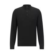 Topje met lange mouwen Hugo Boss , Black , Heren