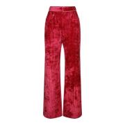 Raspberry Velvet Effect Darlyn Broek Isabel Marant , Pink , Dames