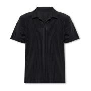 Geplooide poloshirt Issey Miyake , Black , Heren