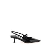 Zwarte Lakleren Slingback Pumps Jimmy Choo , Black , Dames