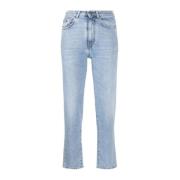 Modieuze Slim Fit Jeans met Achterprint John Richmond , Blue , Dames