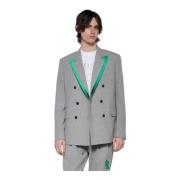 Dubbelrijige Blazer John Richmond , Gray , Heren