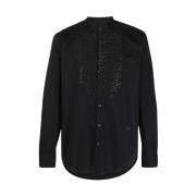 Casual Overhemd met Contrastkraag John Richmond , Black , Heren