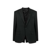 Stud Single-Breasted Blazer John Richmond , Black , Heren