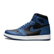 Retro High OG Dark Marina Blue Sneakers Jordan , Blue , Heren