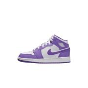 Iconische AJ1 Mid Sneakers Jordan , Purple , Dames
