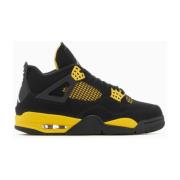 Retro 4 Sneakers Jordan , Black , Heren