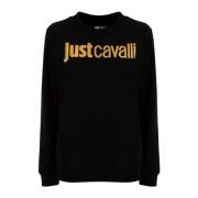 Gezellig Stijlvolle Hoodie Vrouwen Sweatshirt Just Cavalli , Black , D...