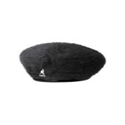 Platte Hoeden met Synthetisch Leren Rand Kangol , Black , Dames