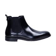 Zwarte Chelsea Boots met Logodetail Karl Lagerfeld , Black , Heren