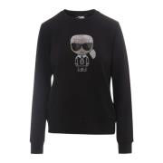 Sweatshirt Hoodies Karl Lagerfeld , Black , Dames