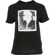 T-Shirts Karl Lagerfeld , Black , Dames
