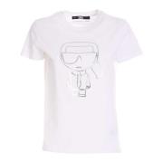 T-Shirts Karl Lagerfeld , White , Dames