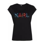 T-shirt Karl Lagerfeld , Black , Dames