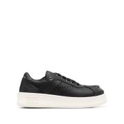 Sportschoenen, Zwart en Grijs Leer Kenzo , Black , Heren