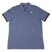 Vincent Blauwe Polo Shirt K-Way , Blue , Heren