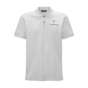 Briac Stretch Polo Shirt K-Way , White , Heren