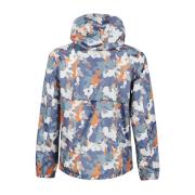 Outdoor camouflage hoodie K-Way , Multicolor , Heren