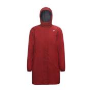 Warm Ripstop Parka Jas K-Way , Red , Dames