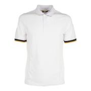 Polo Vincent Stretch Bianca K-Way , White , Heren