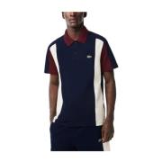 Colorblock Polo Shirt voor Heren Lacoste , Blue , Heren