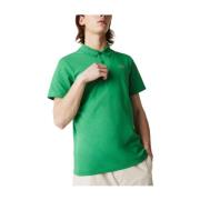 Groen Katoenen Polo Shirt Lacoste , Green , Heren